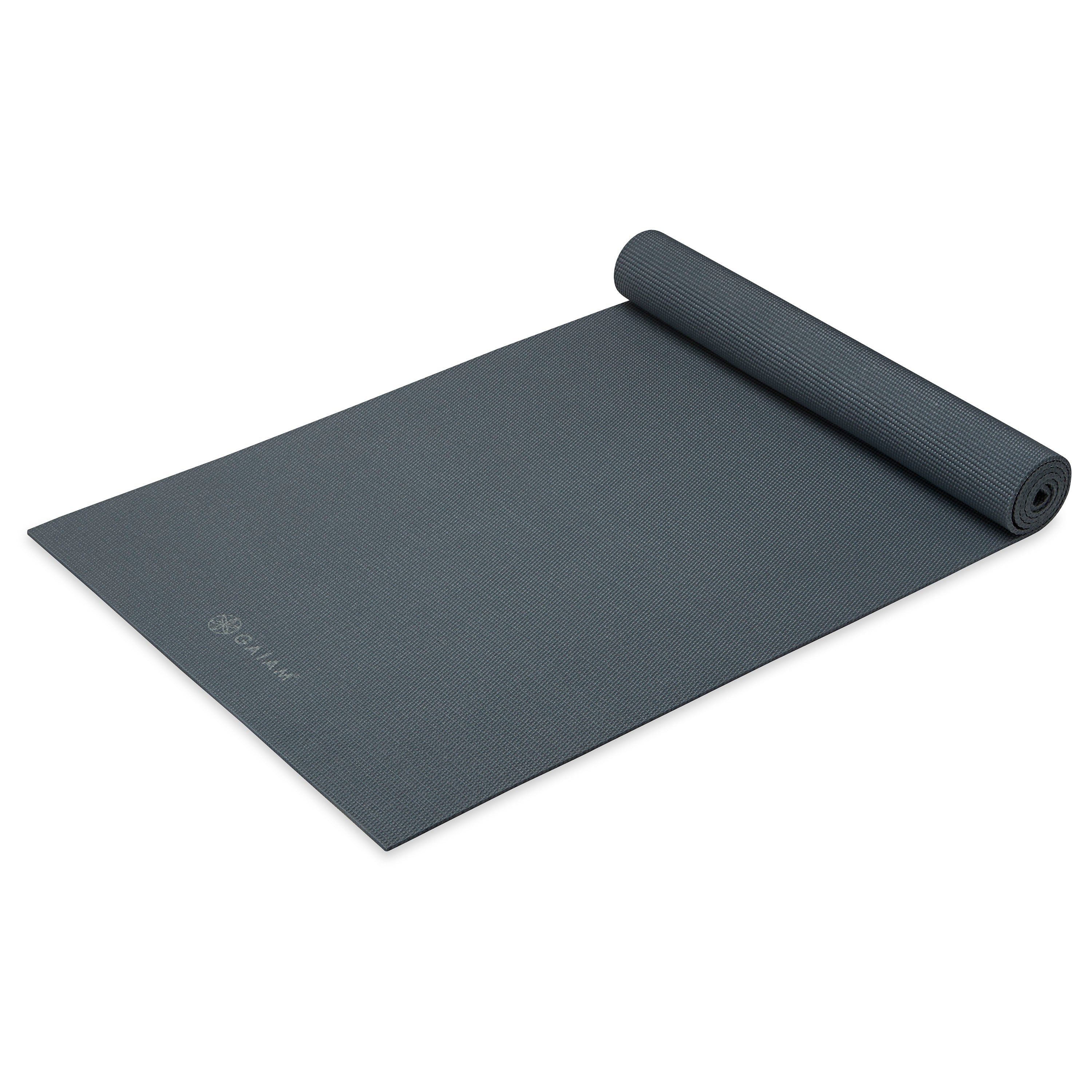 Gaiam Yoga Mat - Folkstone Grey - 4 mm