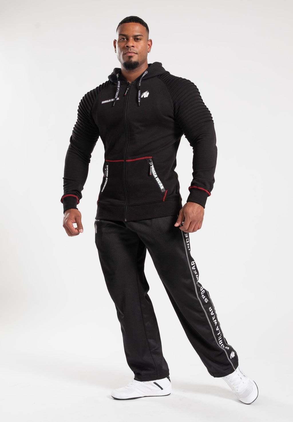 Gorilla Wear Georgia Zipped Hoodie - Noir