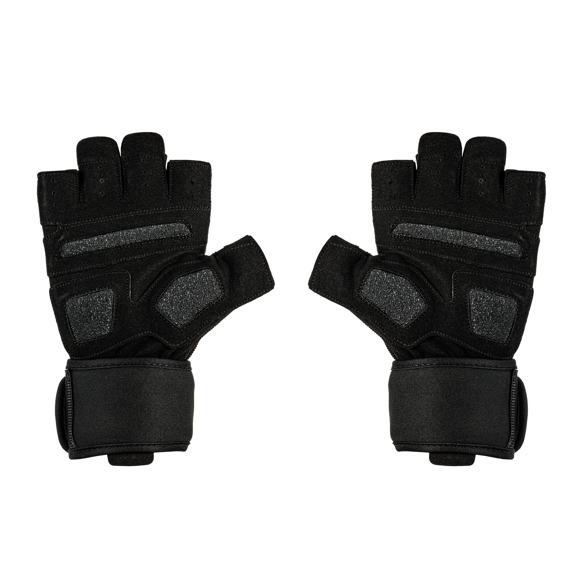 Reeva Gants de Fitness avec Wrist Wraps - Noir