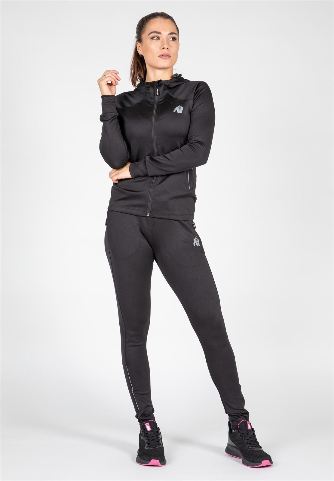 Gorilla Wear Halsey Trainingsbroek - Track Pants - Zwart