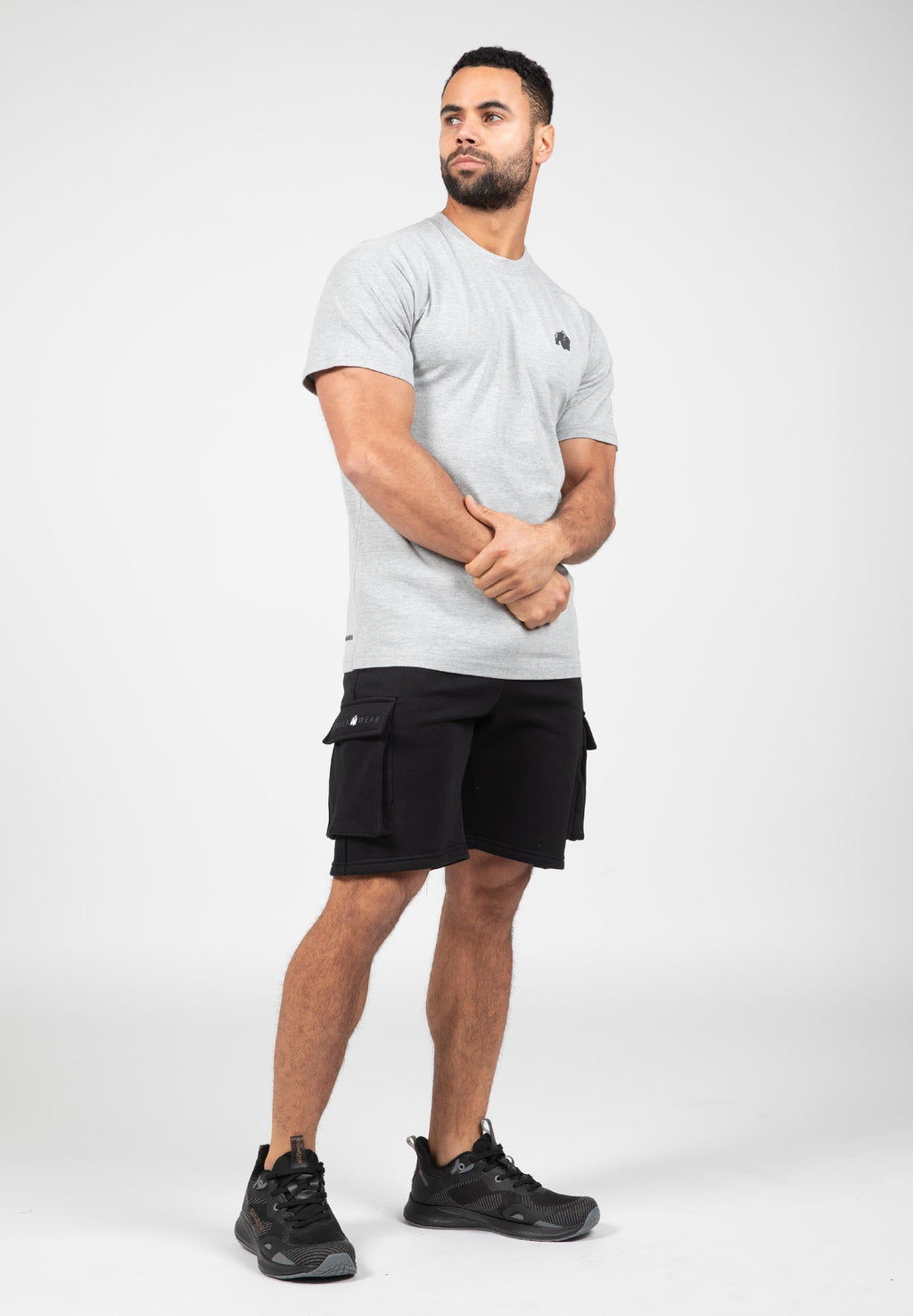 Gorilla Wear Hudson Cargo Short de Survêtement - Noir