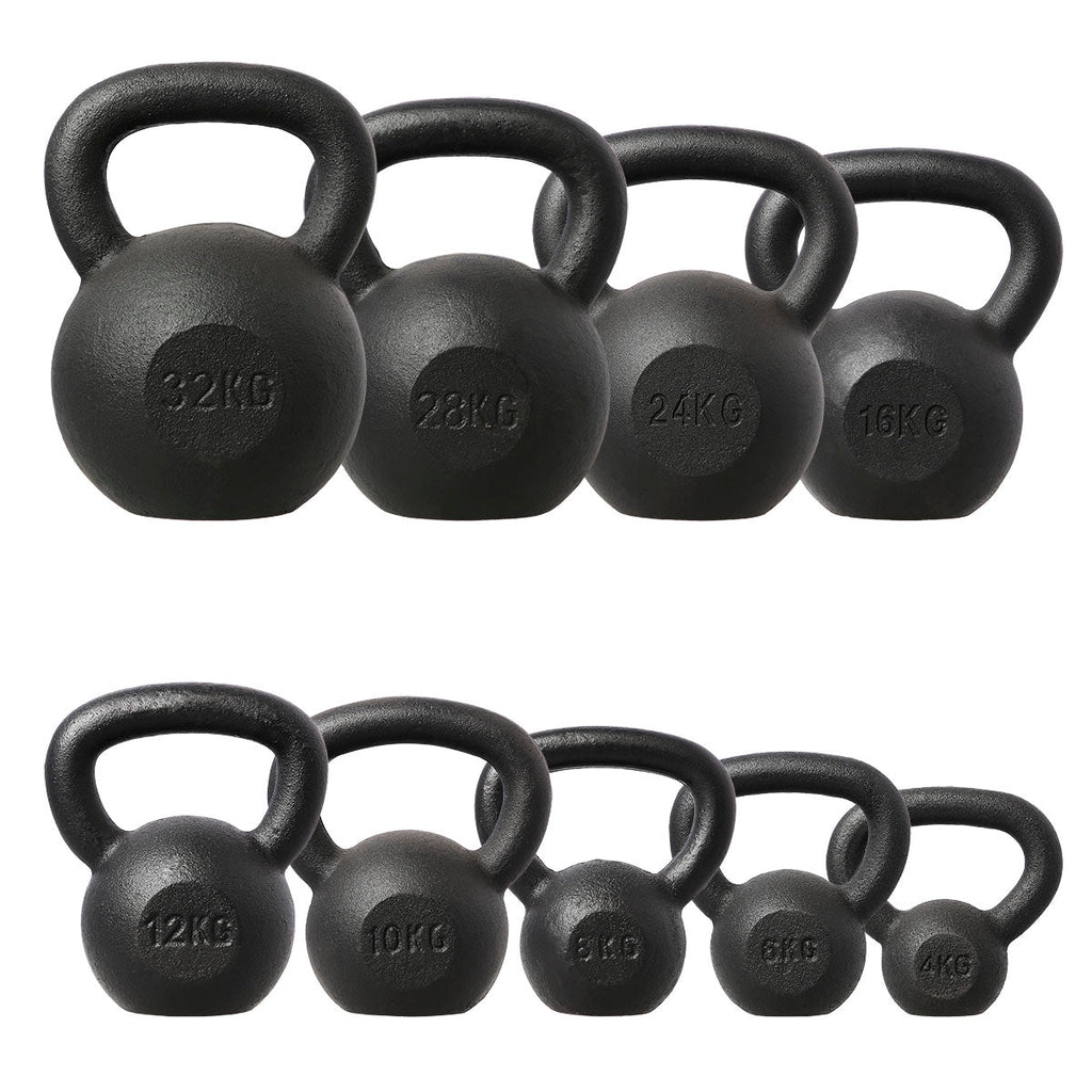 HMS Kettlebell - Gietijzer - 20 kg - Zwart