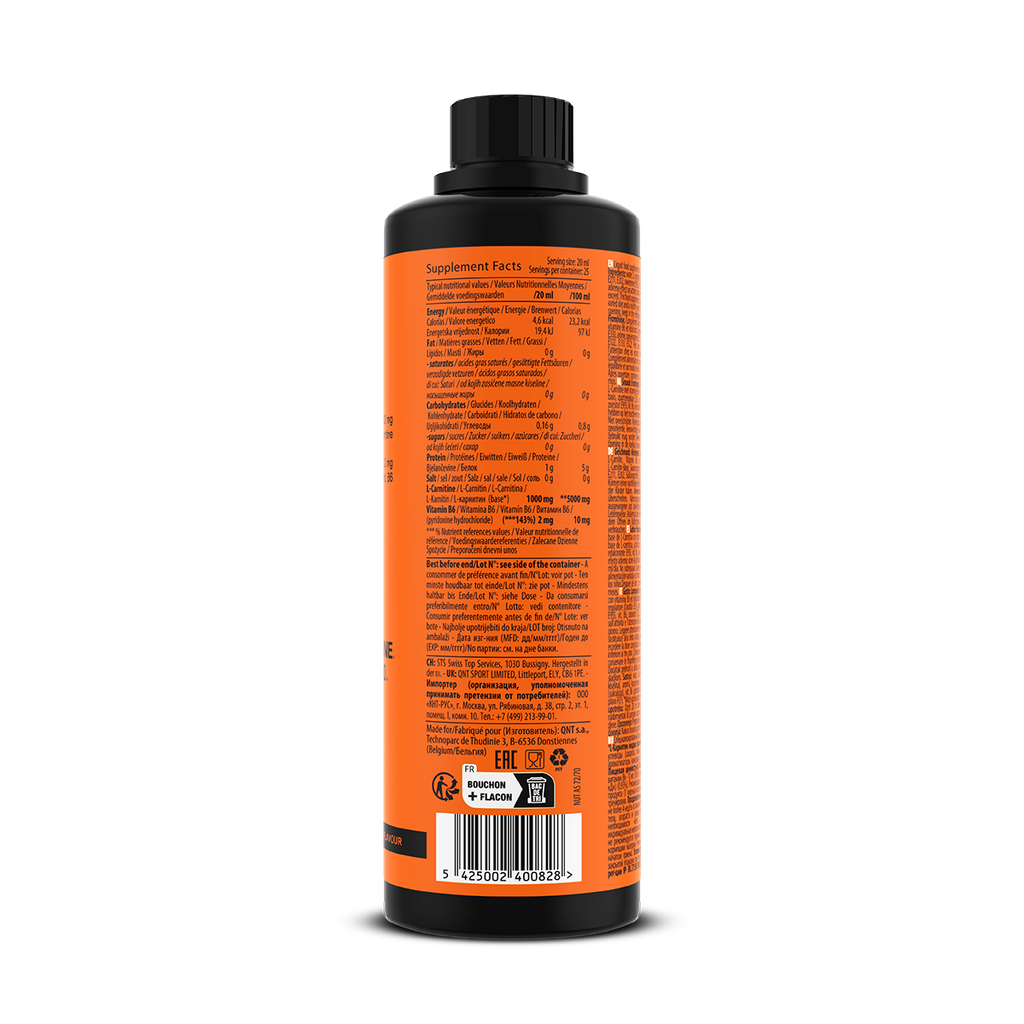 QNT L-Carnitine Liquide - 500 ml - Framboise
