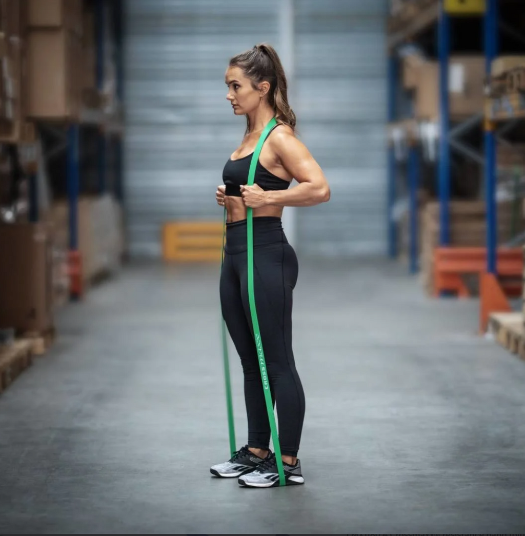 Lifemaxx Crossmaxx Resistance Band - Zwart - Licht / Medium