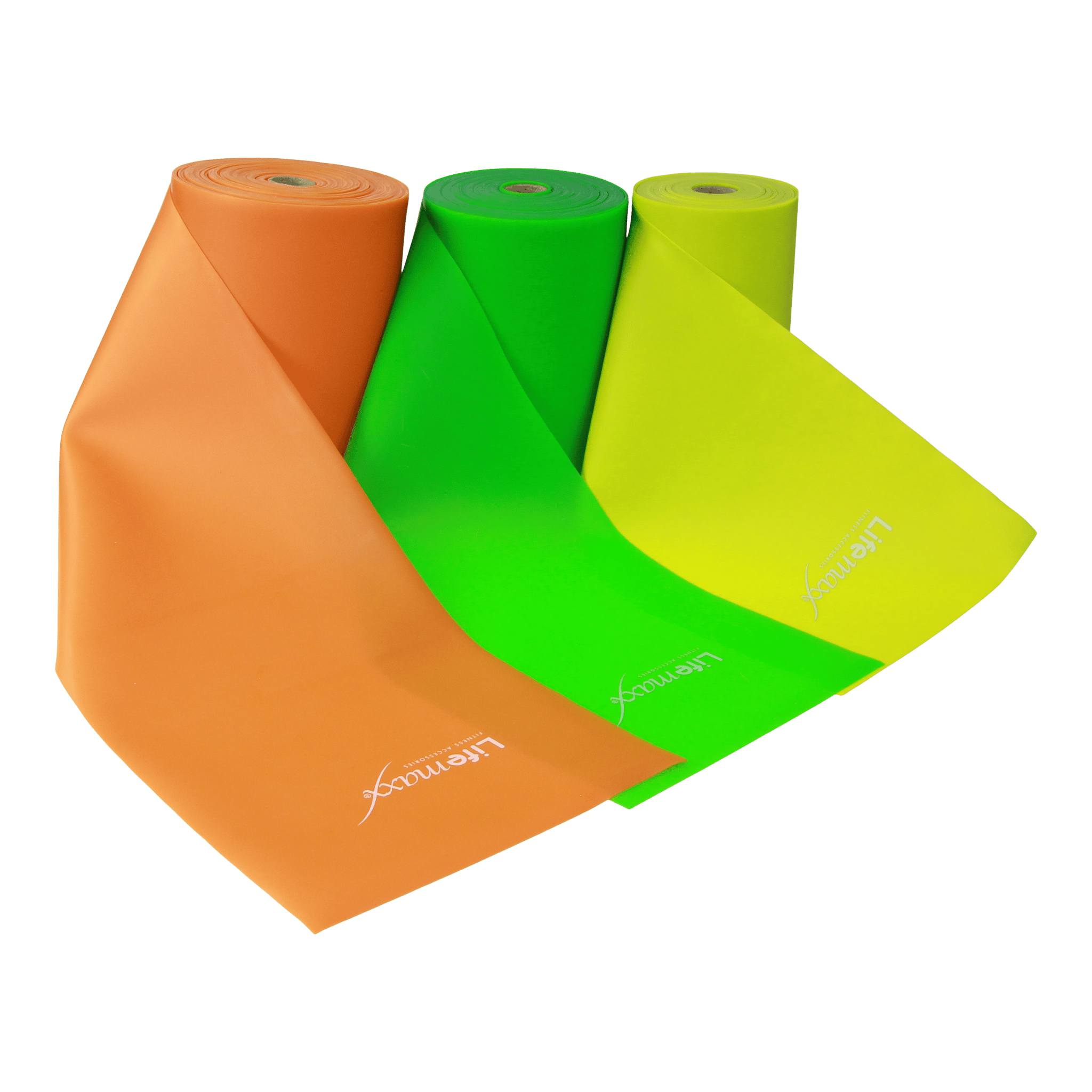 Lifemaxx Flex Band - Licht - 12 meter - Geel