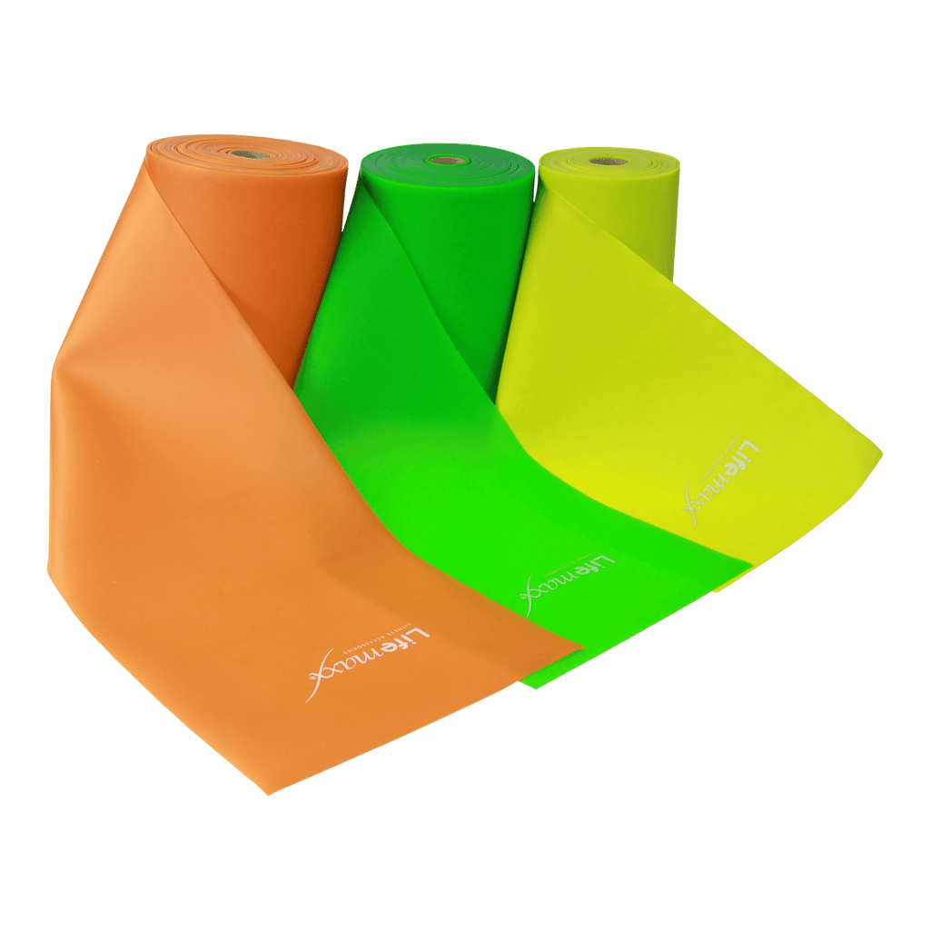 Lifemaxx Flex Band - Medium - 12 meter - Groen