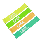 Lifemaxx LMX Mini Weerstandsband - Extra licht - Geel - 10 stuks