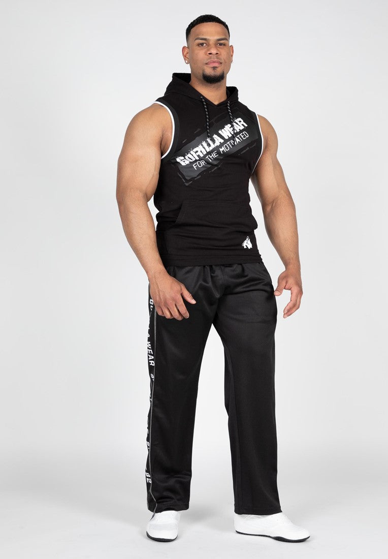 Gorilla Wear Loretto Hooded Tank Top - Zwart