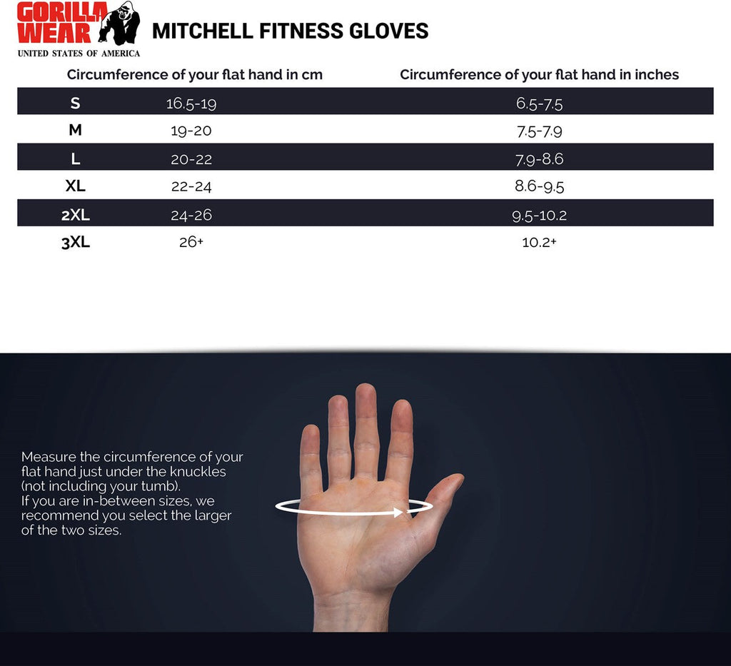 Gorilla Wear Mitchell Training Gloves - Noir