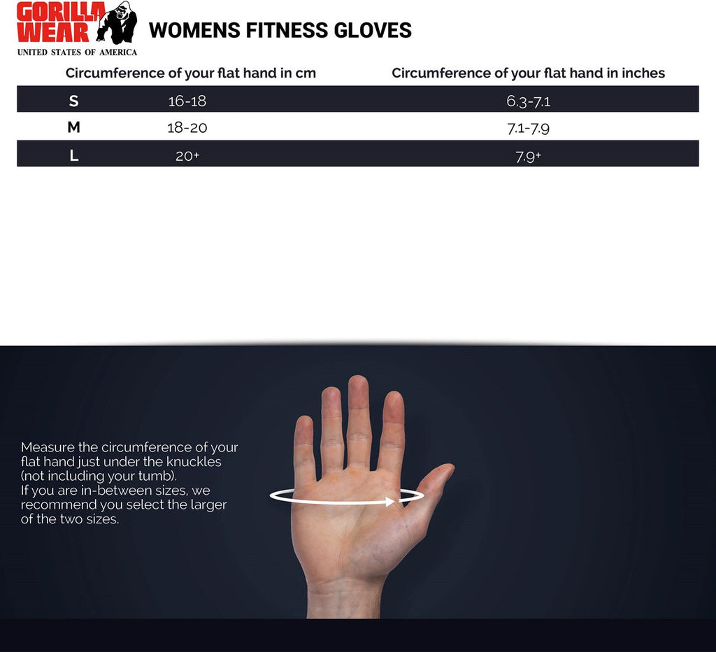 Gorilla Wear Women's Fitness Gloves - Noir/Purple