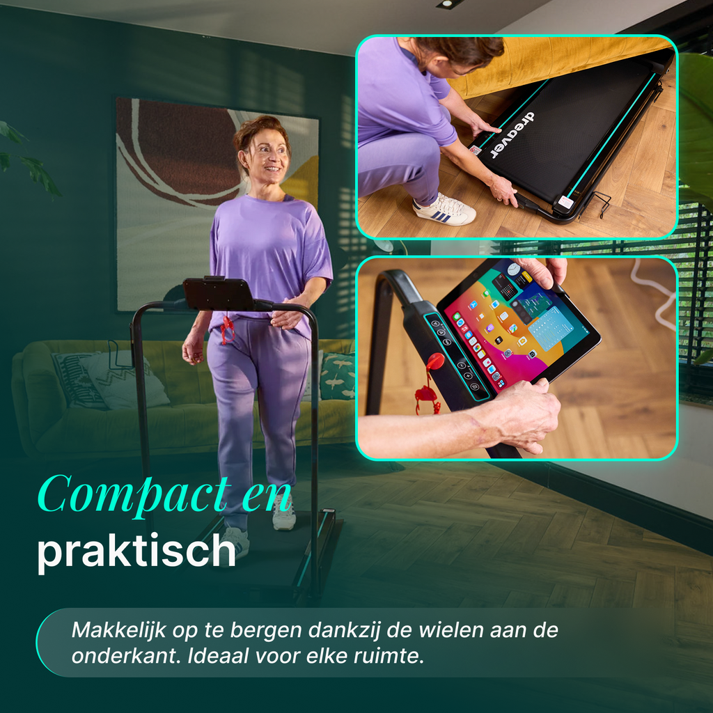 Dreaver Motion Pro Loopband - Inklapbaar - Voor Thuis