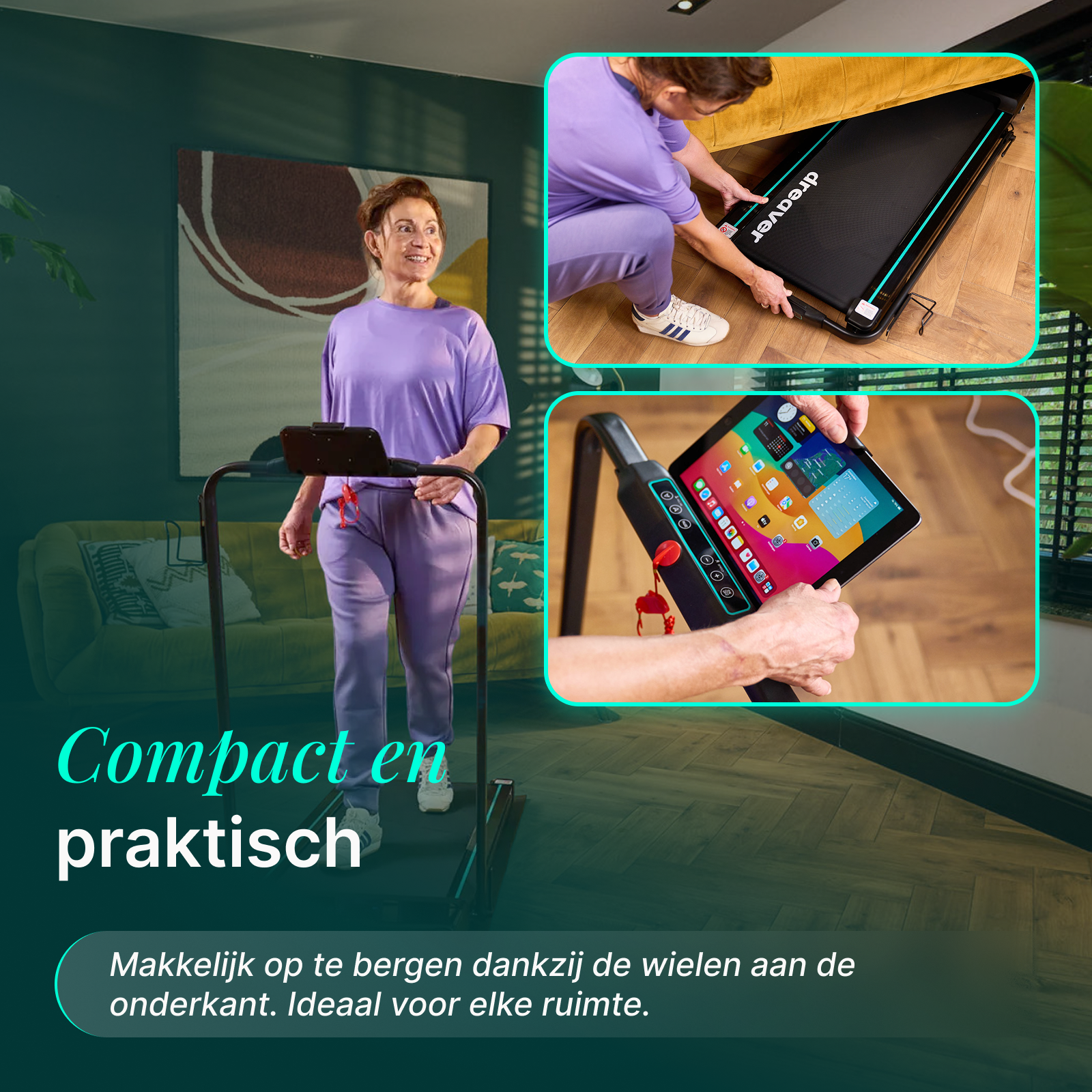 Dreaver Motion Pro Loopband - Inklapbaar - Voor Thuis