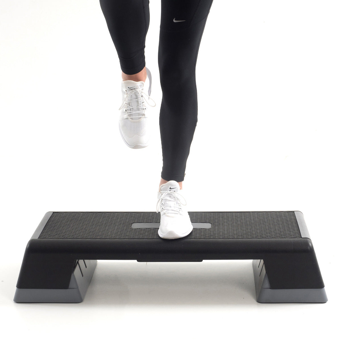 Muscle Power Step aérobie réglable - Monobloc XXL - Noir/Gris