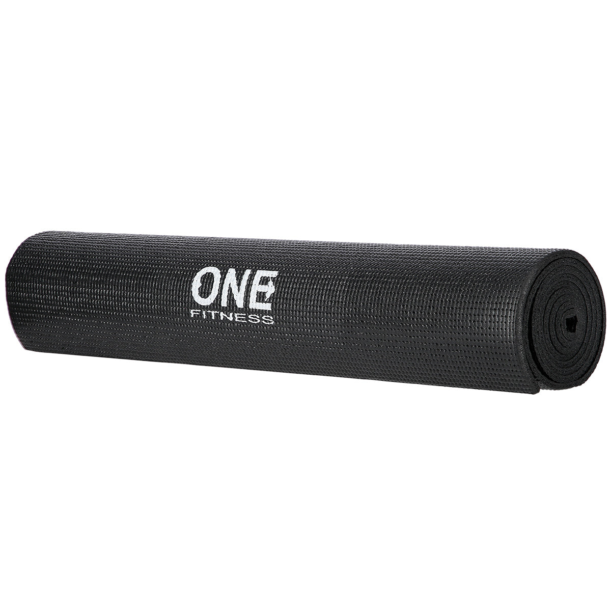 One Fitness Yoga Mat - Zwart - 6 mm