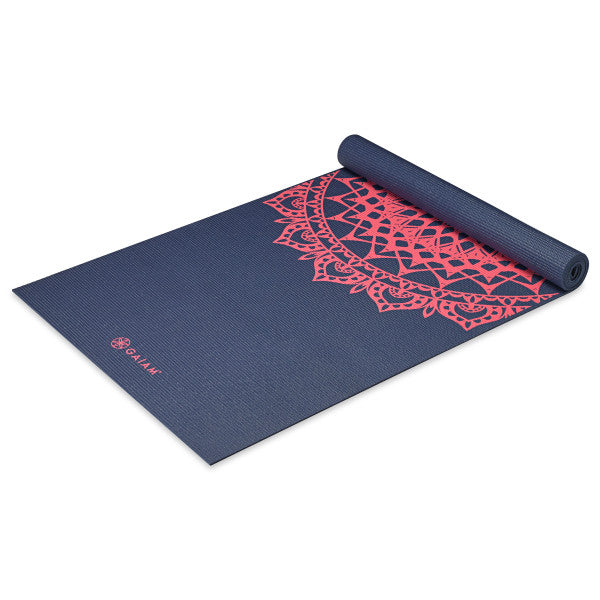 Tapis de Yoga Gaiam - 4mm - Marrakech Rose