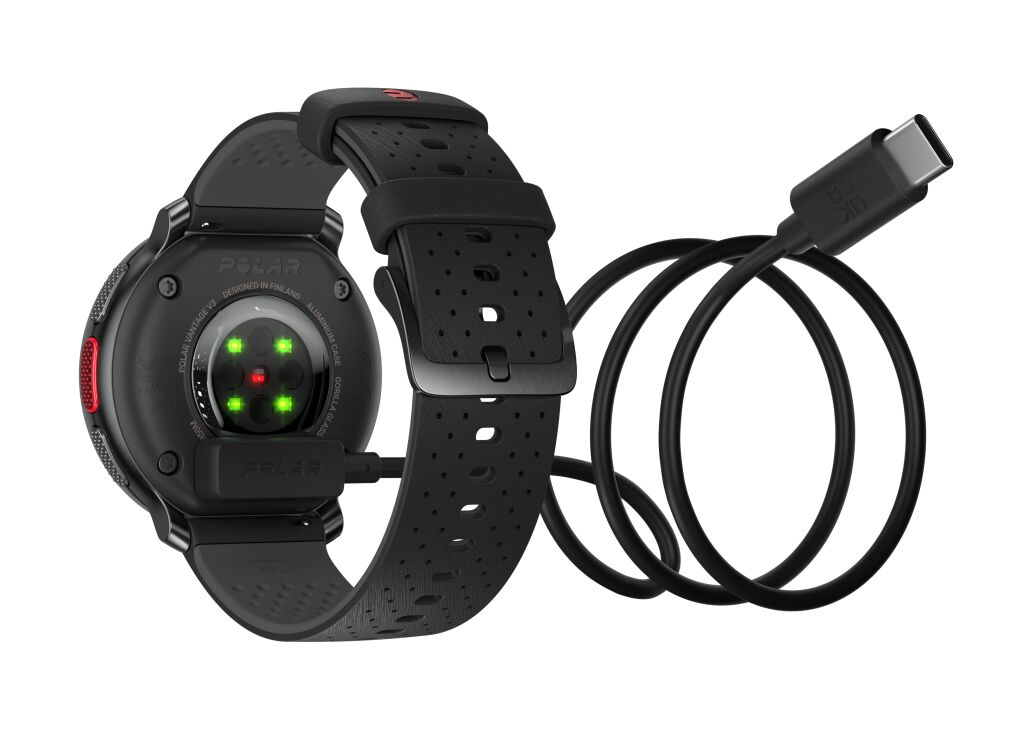 Polar Vantage V3 Sport Smartwatch met GPS - Zwart/Grijs - S-L