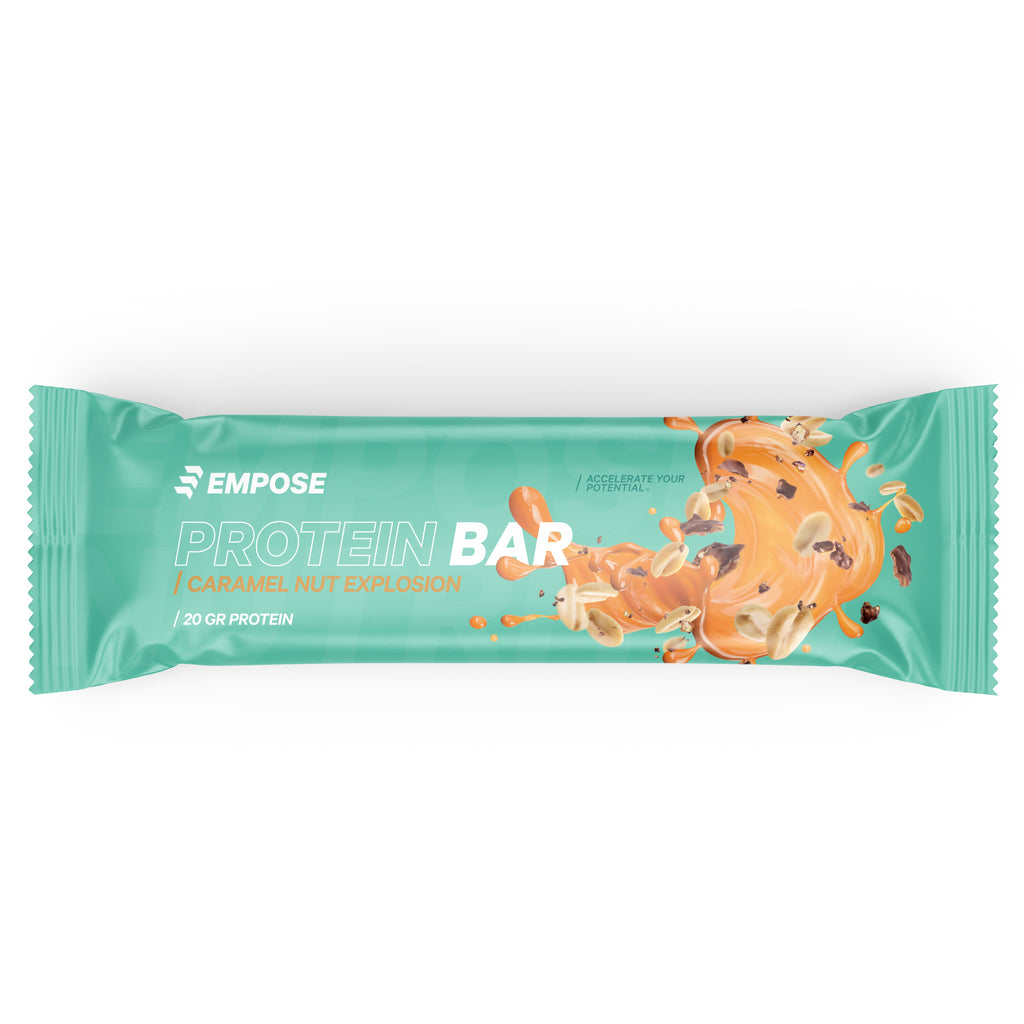 Empose Nutrition Protein Bar - Caramel Nut Explosion - 12 x 60 gr