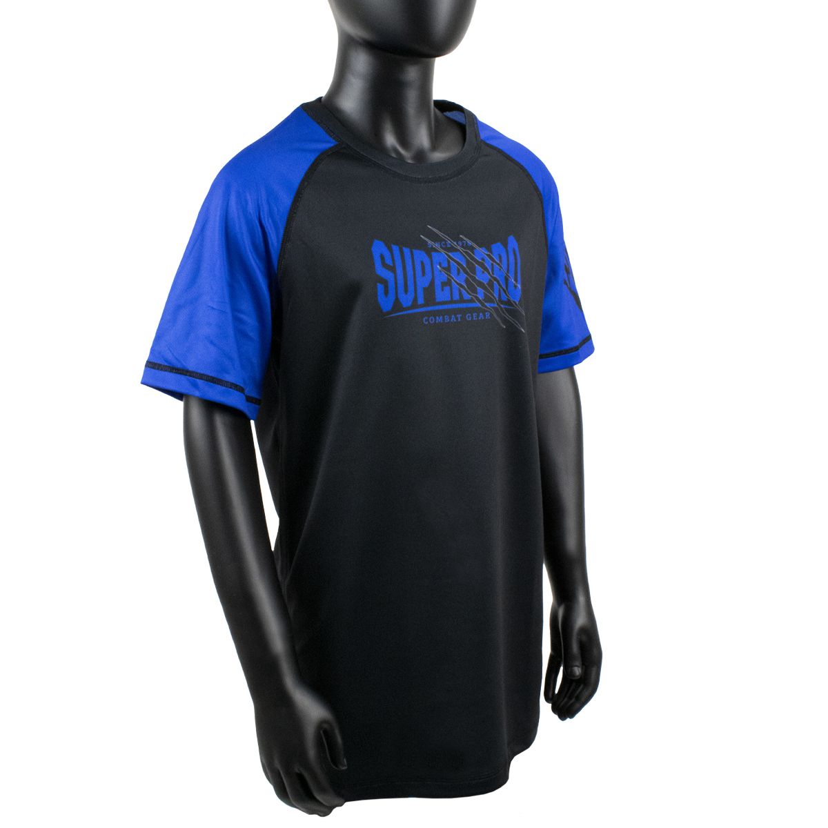 Super Pro Combat Gear T-shirt Kids Wolf - Zwart/Blauw