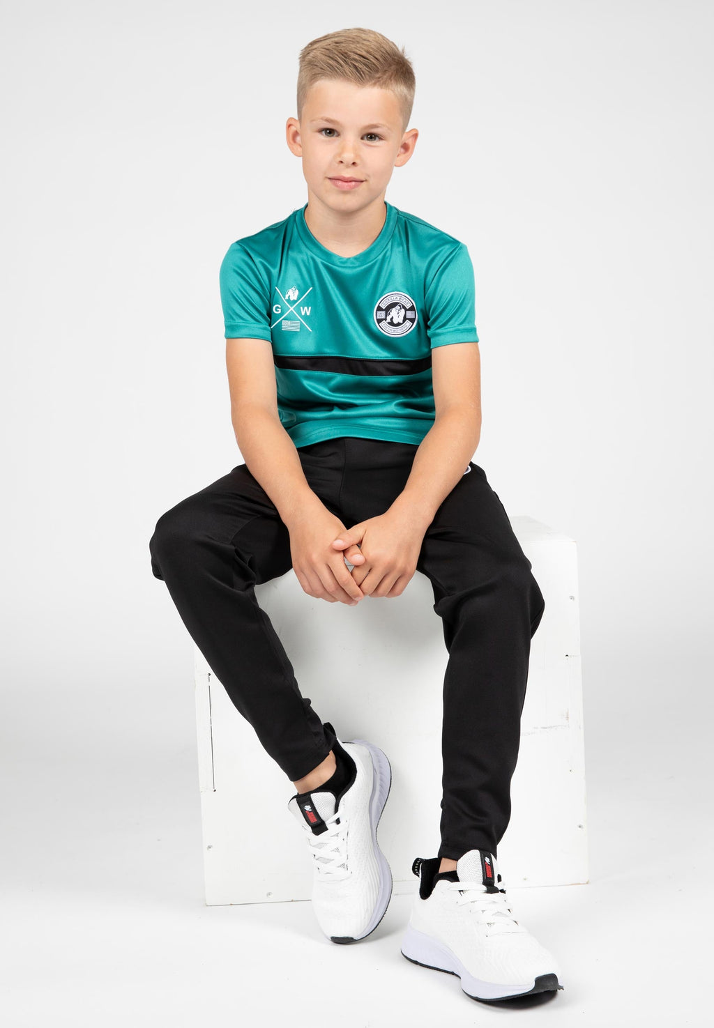 Gorilla Wear Vernon Kids Trainingsbroek - Track Pants - Zwart