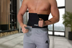 VirtuFit Slimming Waistband Neoprene 20 - Slimming Belt - Waist Trainer - Slimming Belt - 20 cm - Black
