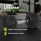 VirtuFit Hexa Dumbbell Pro - 9 kg - Per Stuk