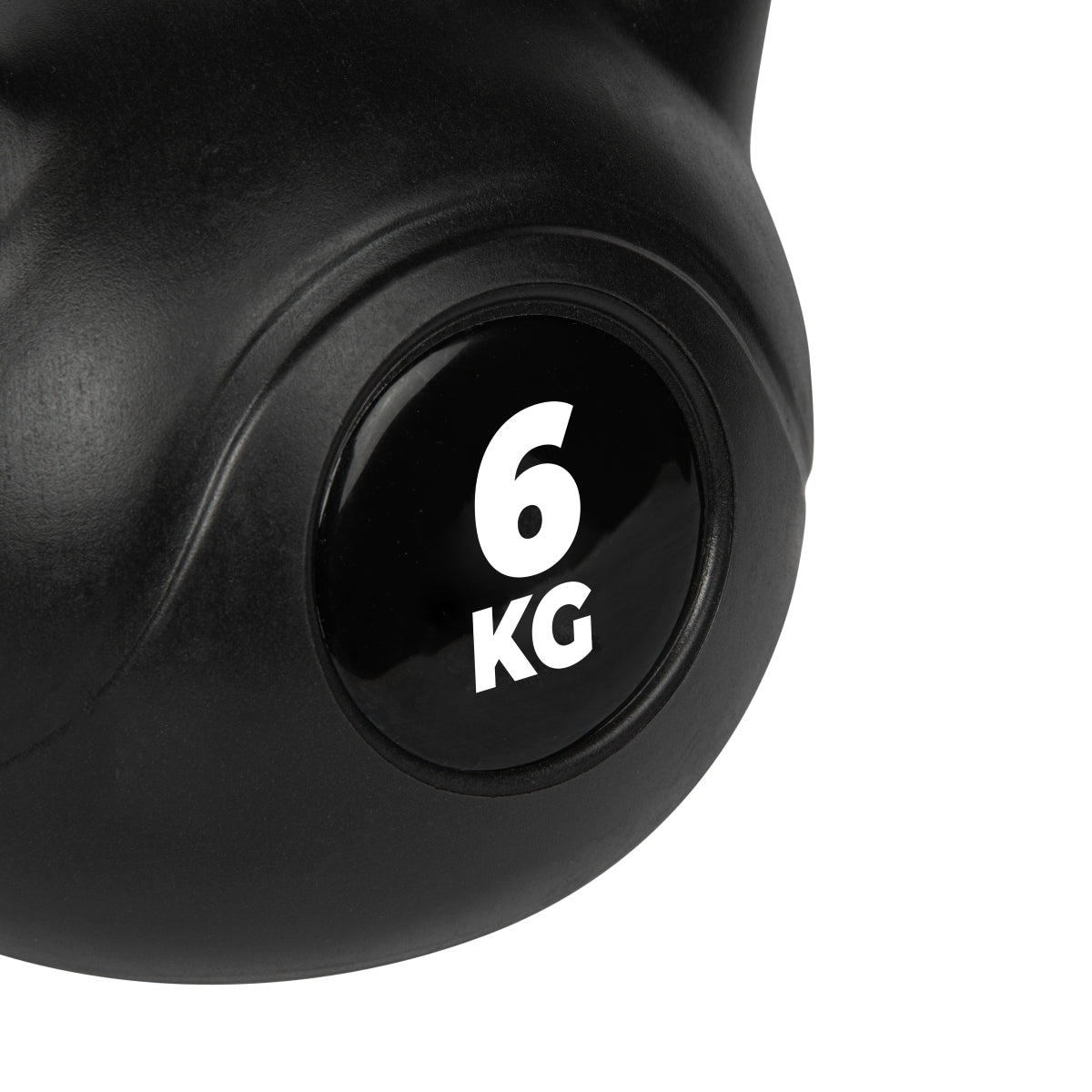 VirtuFit PVC Kettlebell - 6 kg - Noir