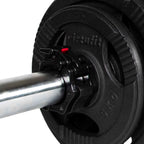Kit d'Haltères Olympiques en Fonte VirtuFit - 120 kg