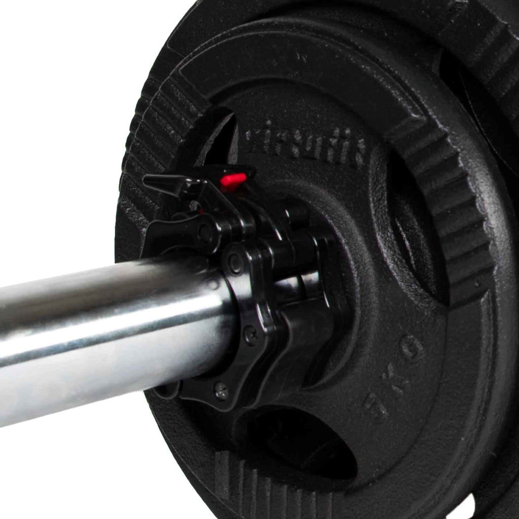 VirtuFit - Jeu d'haltères olympiques en fonte - 170 kg