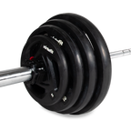 VirtuFit Olympic Rubber Dumbbell Set - 120 kg