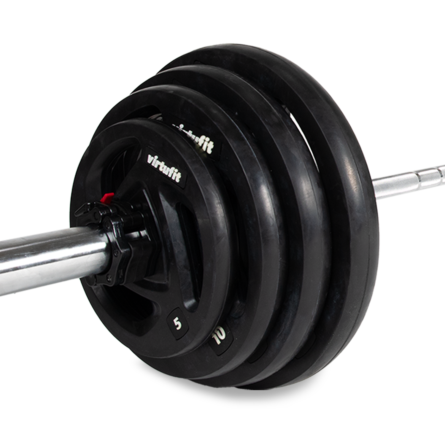 VirtuFit Olympic Rubber Dumbbell Set - 120 kg