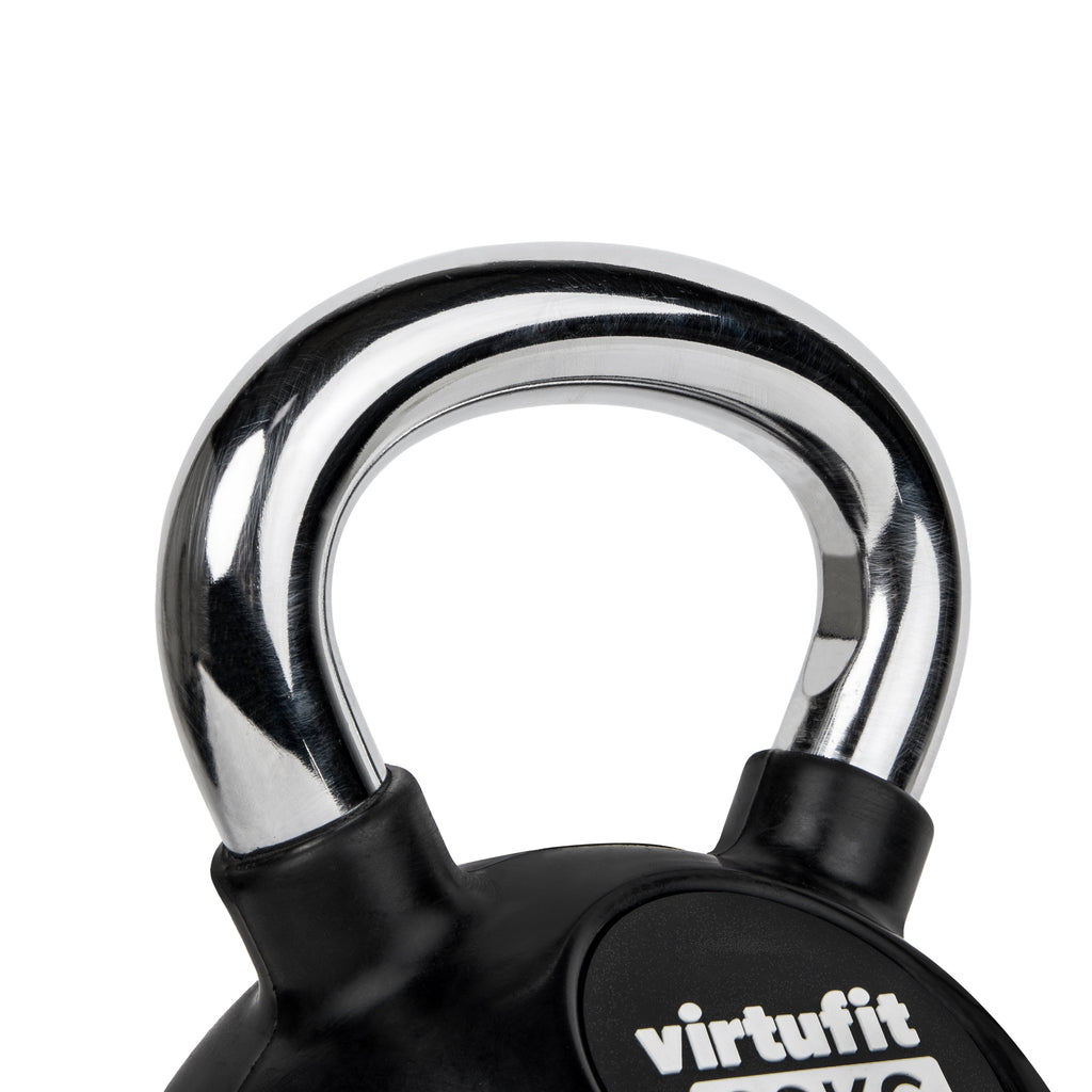 VirtuFit Kettlebell - Rubber/Chroom - 32 kg