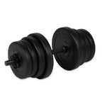 VirtuFit Adjustable Dumbbell Set - 2 in 1 Set - 30 kg - Vinyl