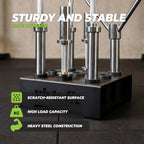 VirtuFit Olympic Halter Bar Holder - Support pour haltères
