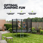 VirtuFit Premium Trampoline met Veiligheidsnet - Zwart - 251 cm