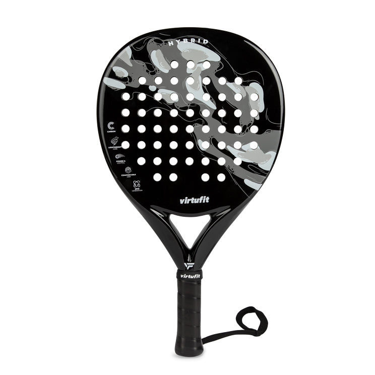 VirtuFit Hybrid Padel Set - Zwart - Grijs