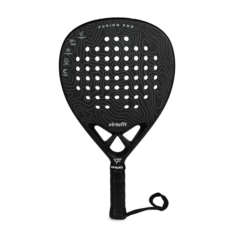 VirtuFit Fusion Pro Padel Set - Zwart - Grijs