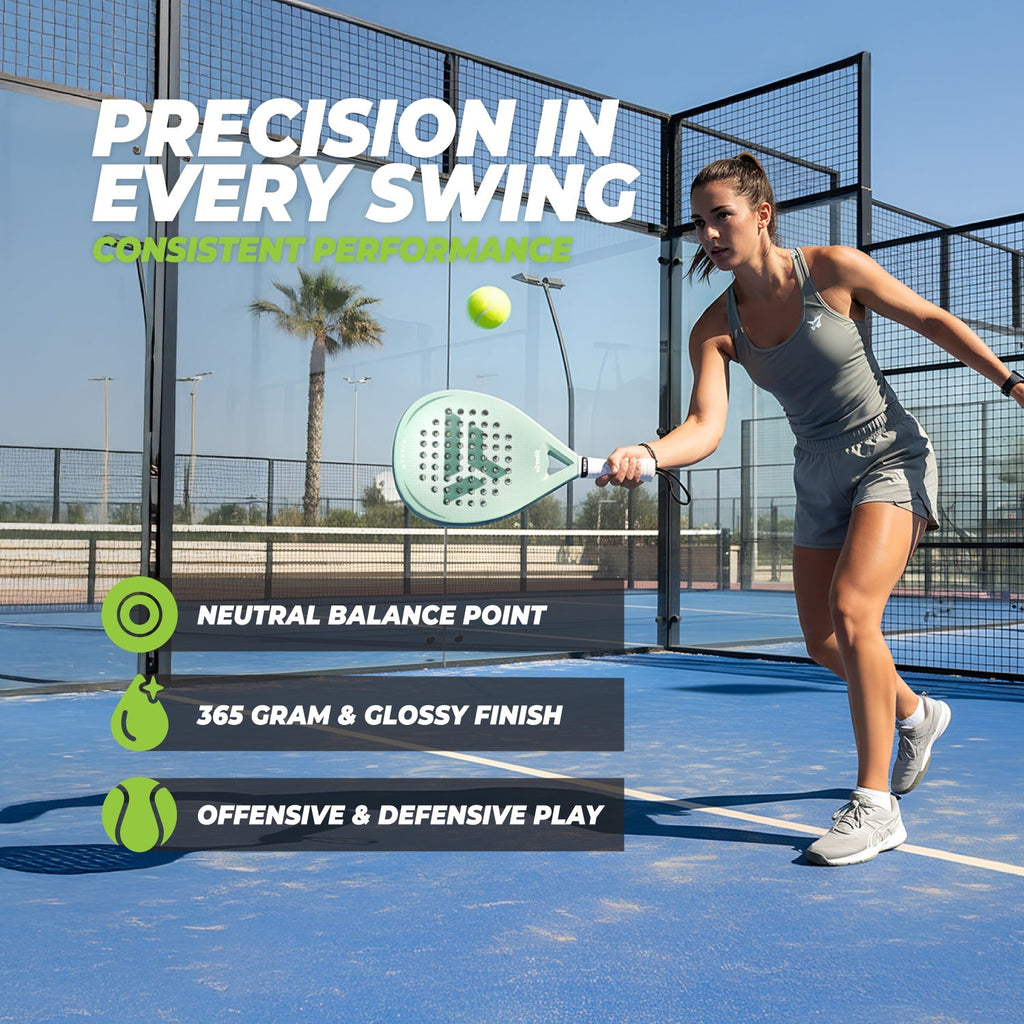 Raquette de padel hybride VirtuFit - Vert Menthe