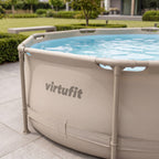 VirtuFit Rond Zwembad - Ø305 x 76 cm - Beige - Inclusief Filterpomp