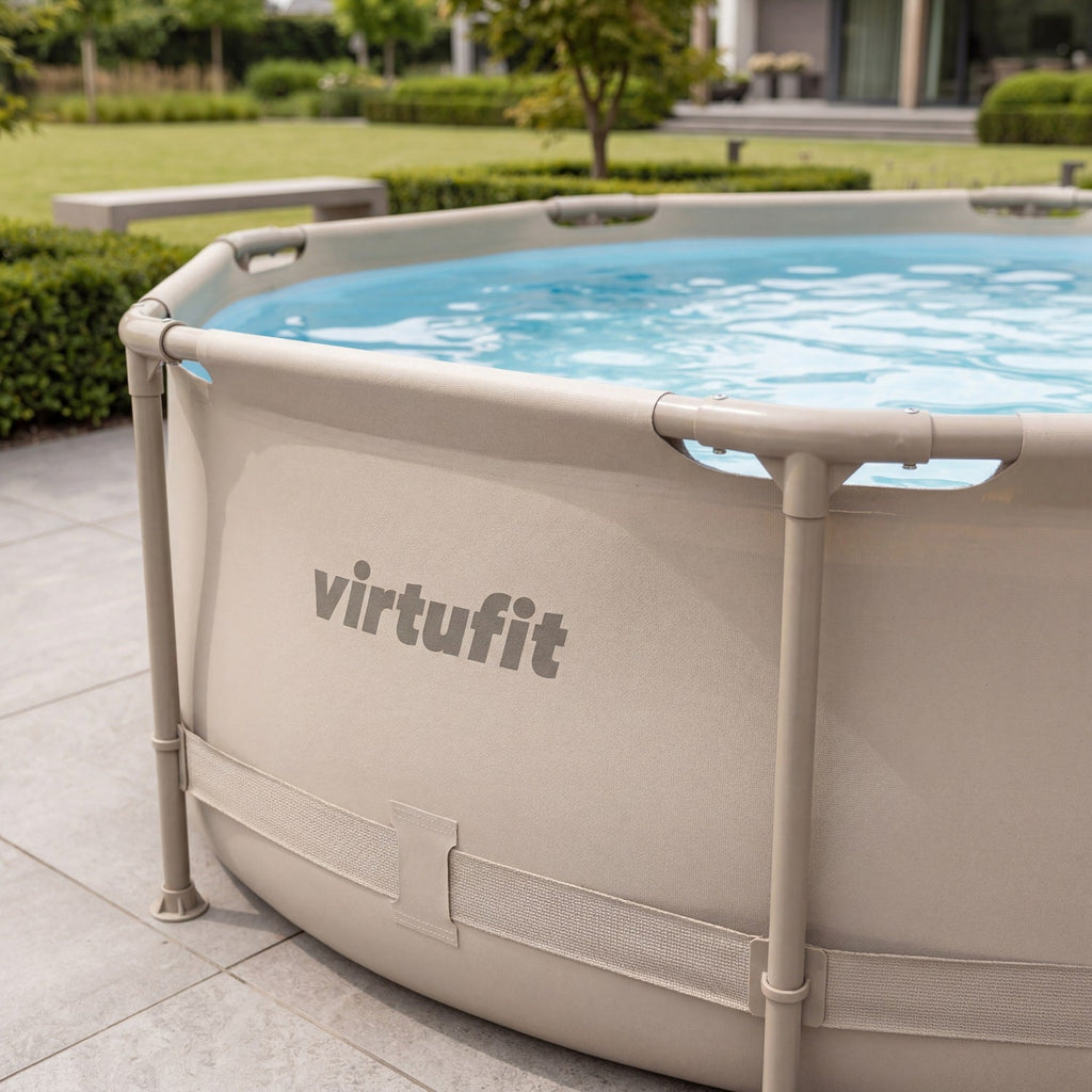 Piscine Ronde VirtuFit Ø305 x 76 cm - Beige - Pack Complet