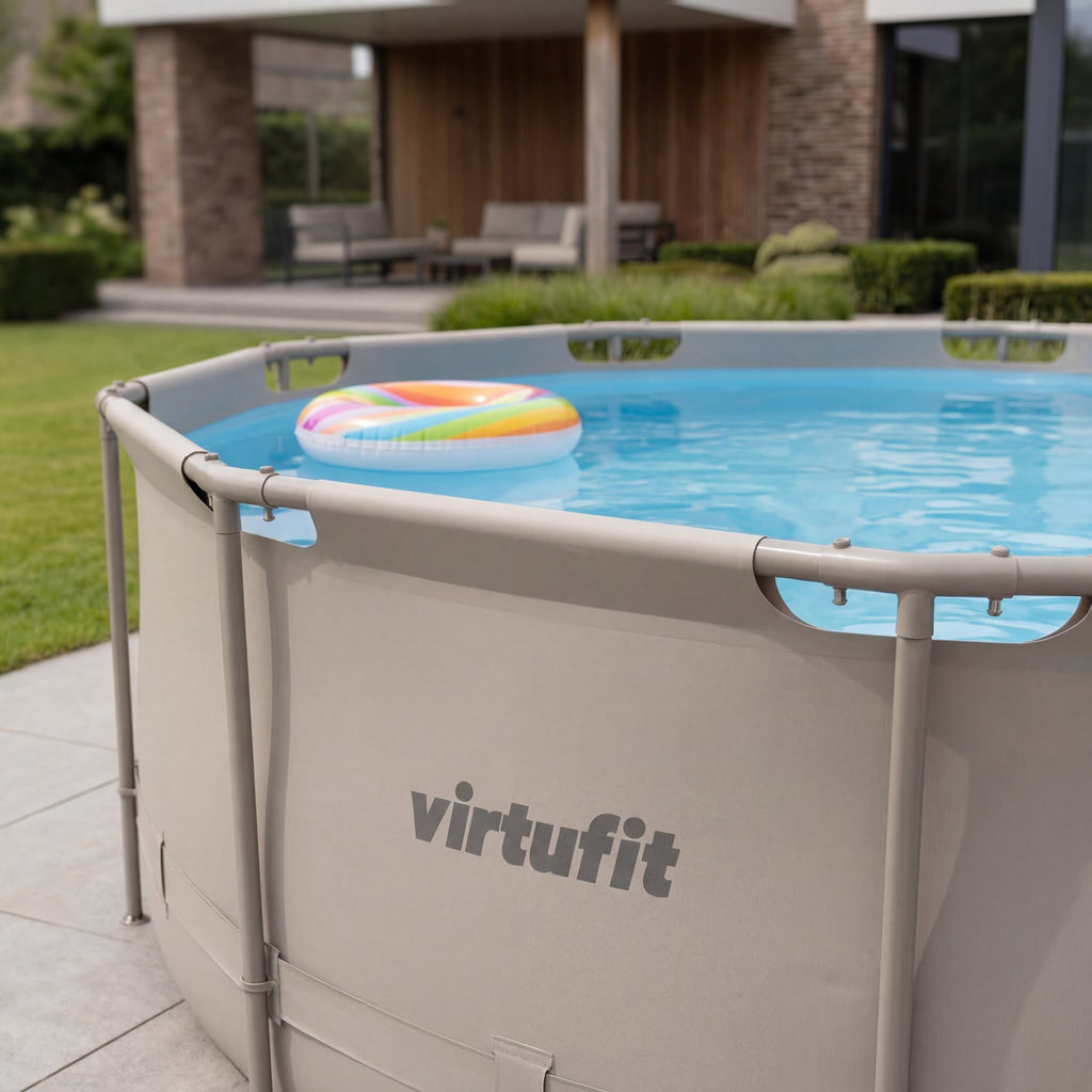 VirtuFit Rond Zwembad - Ø366 x 100 cm - Beige