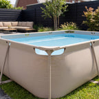 VirtuFit Rechthoekig Zwembad - 300 x 210 x 66 cm - Beige - Compleet Pakket