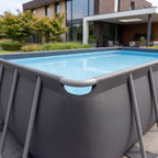 VirtuFit Rechthoekig Zwembad 400 x 200 x 122 cm - Antraciet