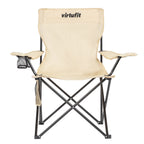 VirtuFit Foldable Camping Chair - Chaise de plage - Beige