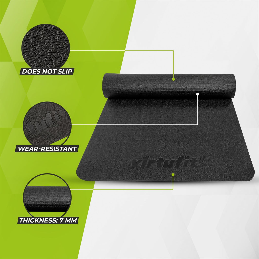 VirtuFit Premium Universele Vloermat - Beschermmat - 230 x 90 cm