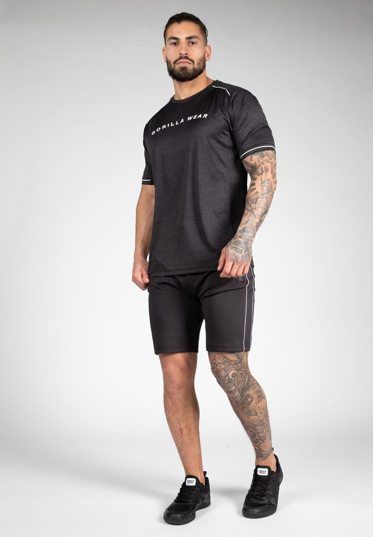 Gorilla Wear Fremont T-shirt - Noir/Blanc