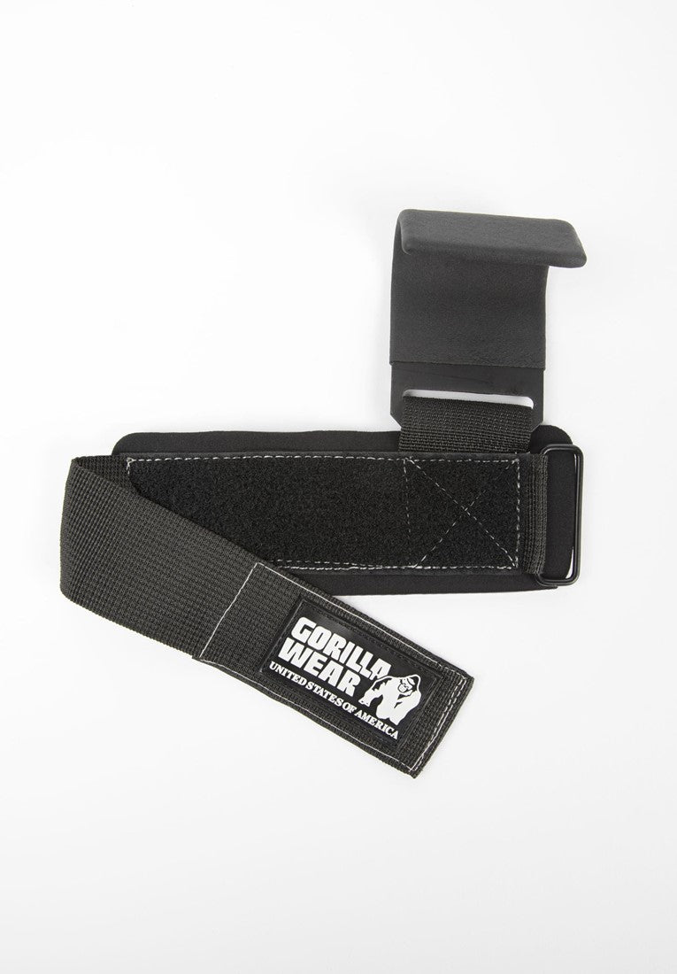 Gorilla Wear Weight Lifting Hooks - Noir/Blanc
