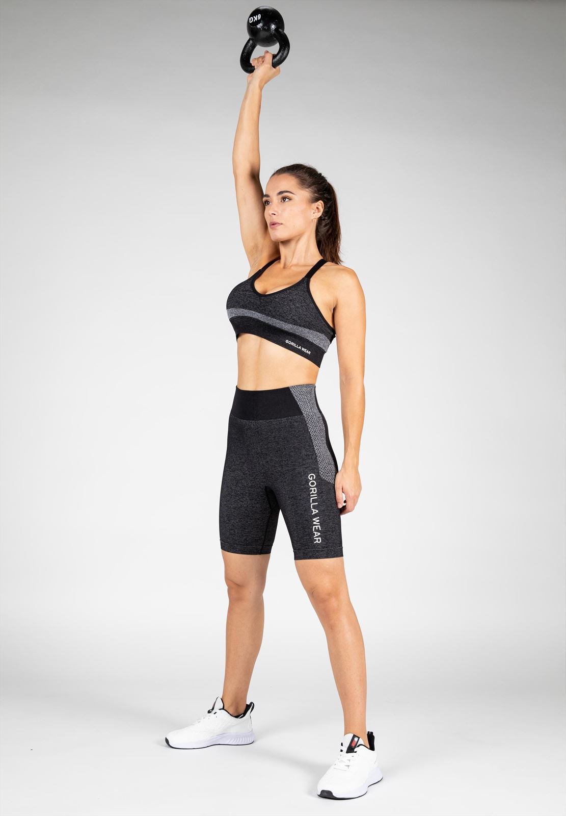 Gorilla Wear Selah Seamless Sports Bra - Noir