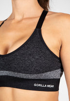 Gorilla Wear Selah Seamless Sports Bra - Noir