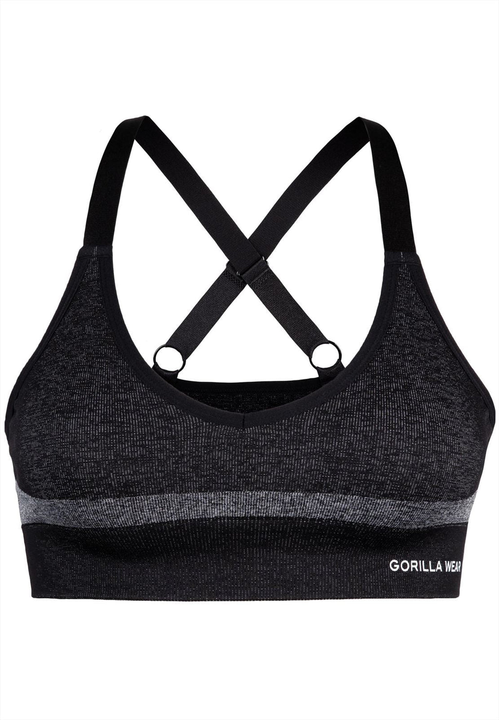 Gorilla Wear Selah Seamless Sports Bra - Noir