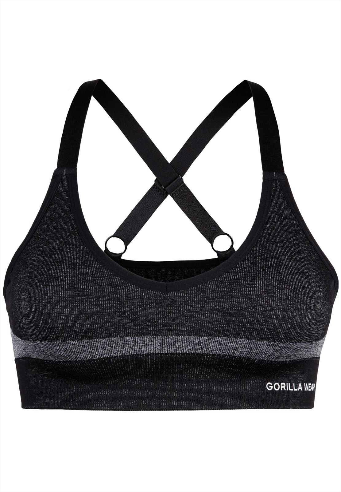 Gorilla Wear Selah Seamless Sports Bra - Noir